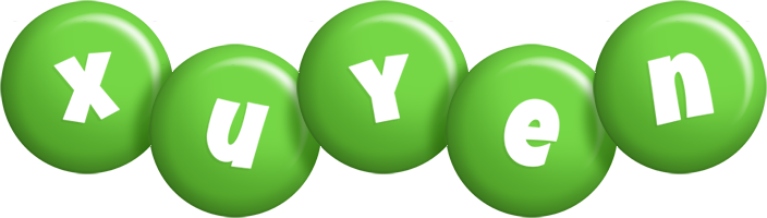 Xuyen candy-green logo