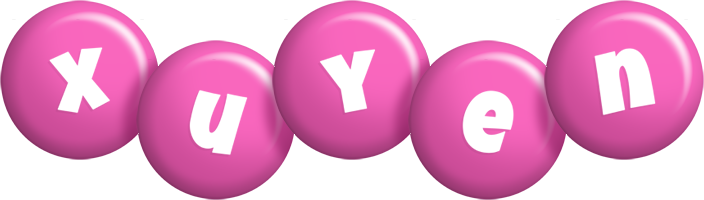 Xuyen candy-pink logo