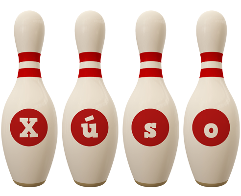 Xúso bowling-pin logo