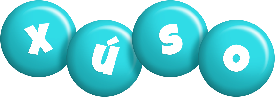 Xúso candy-azur logo