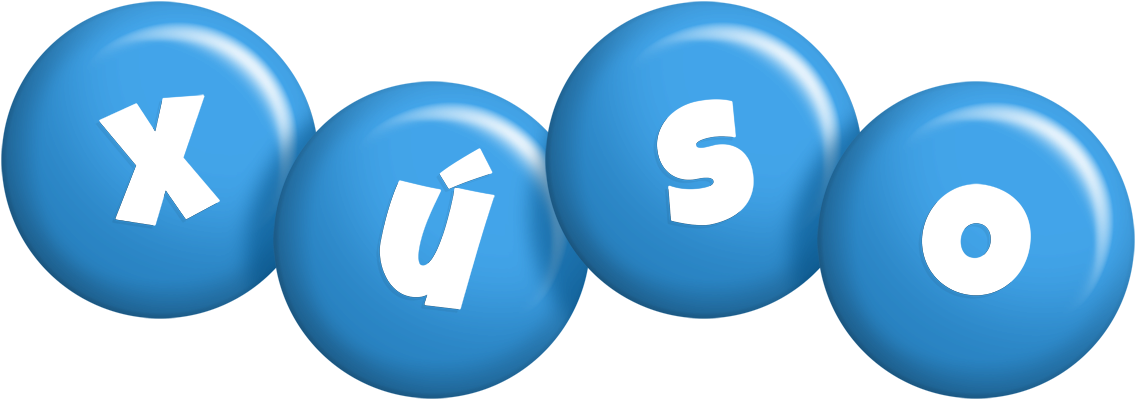 Xúso candy-blue logo