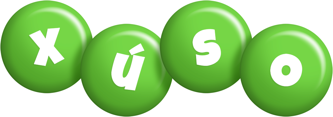 Xúso candy-green logo