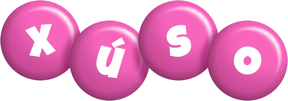 Xúso candy-pink logo