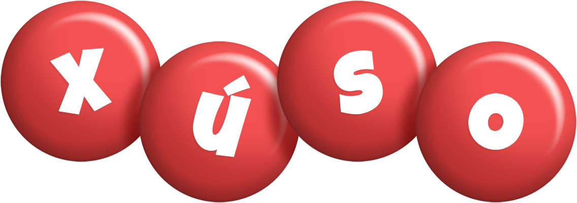 Xúso candy-red logo