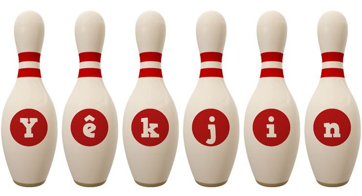 Yêkjin bowling-pin logo