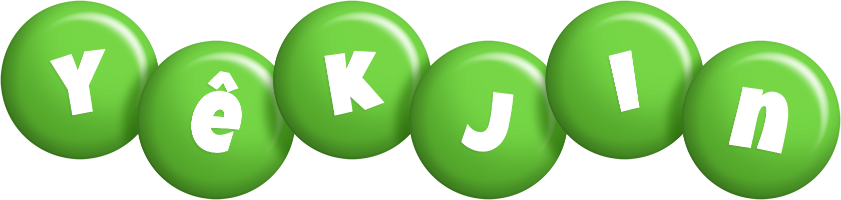 Yêkjin candy-green logo