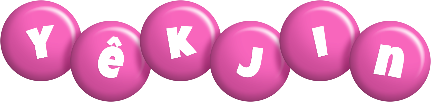 Yêkjin candy-pink logo
