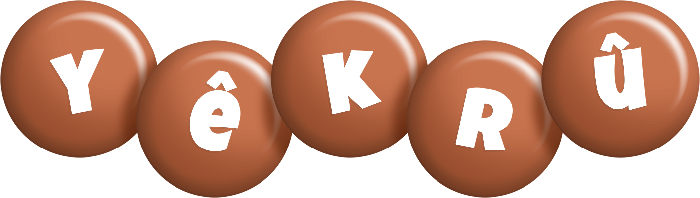 Yêkrû candy-brown logo