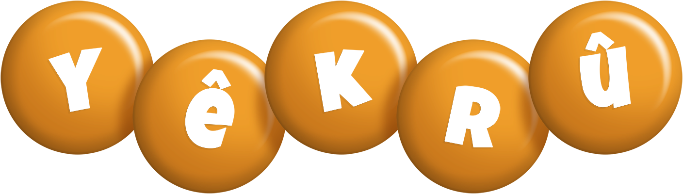 Yêkrû candy-orange logo