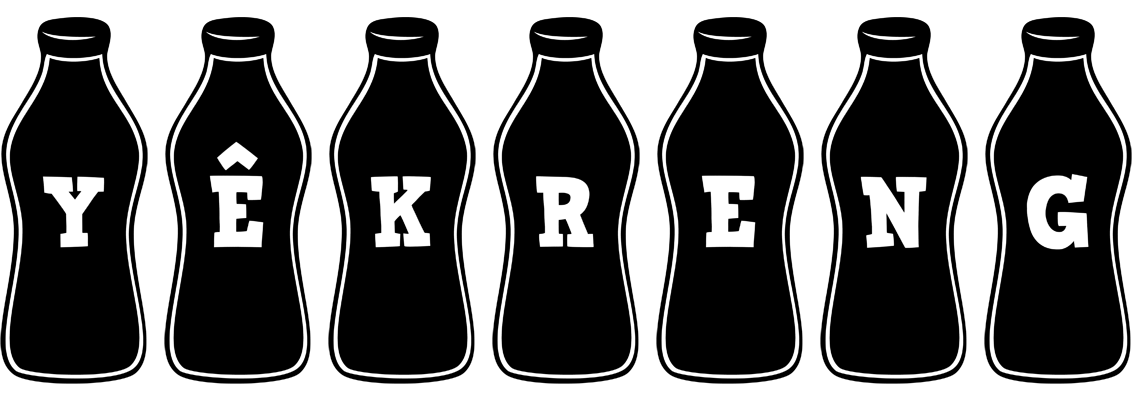 Yêkreng bottle logo