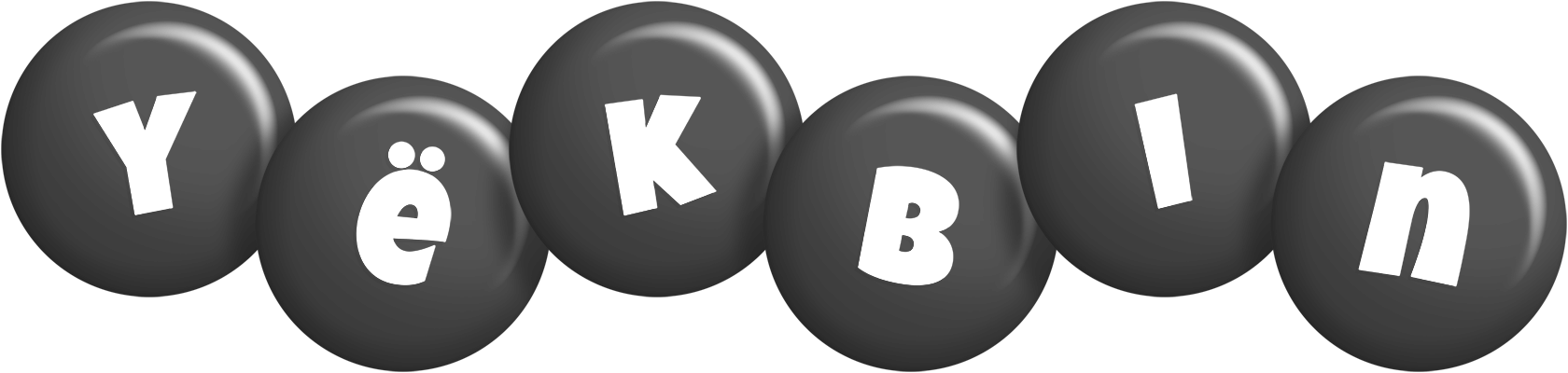Yëkbin candy-black logo