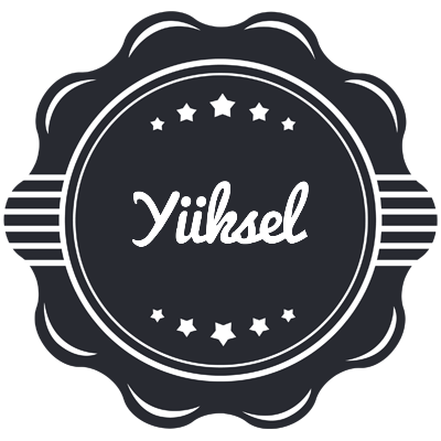 Yüksel badge logo