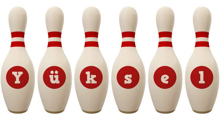 Yüksel bowling-pin logo