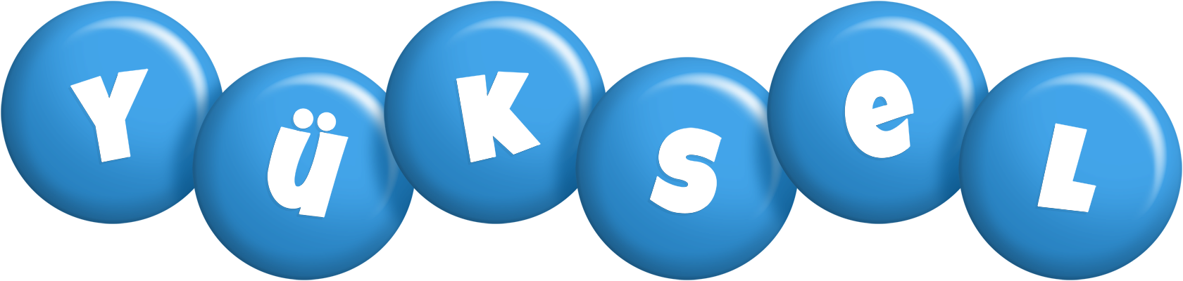 Yüksel candy-blue logo