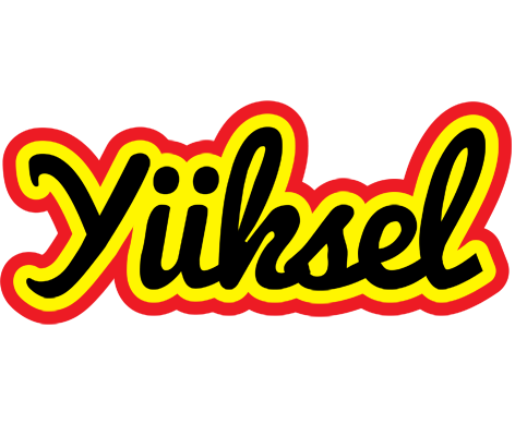 Yüksel flaming logo