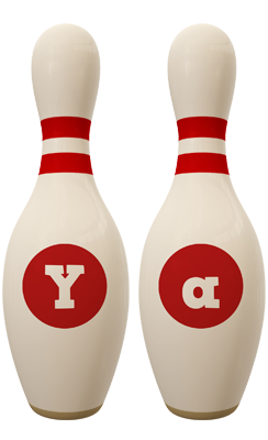 Ya bowling-pin logo