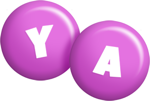 Ya candy-purple logo