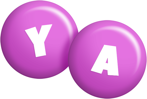 Ya candy-purple logo