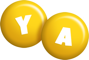 Ya candy-yellow logo