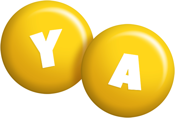 Ya candy-yellow logo