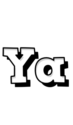 Ya snowing logo