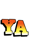 Ya sunset logo