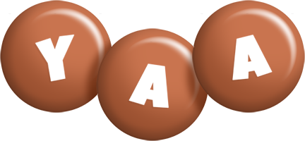 Yaa candy-brown logo