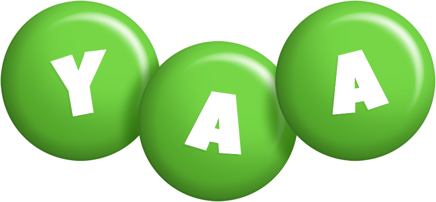 Yaa candy-green logo