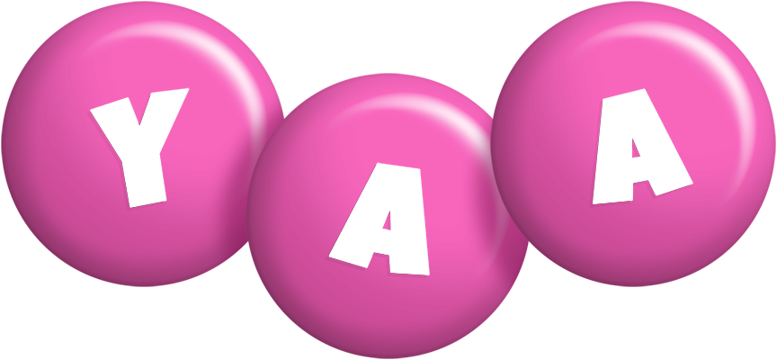 Yaa candy-pink logo