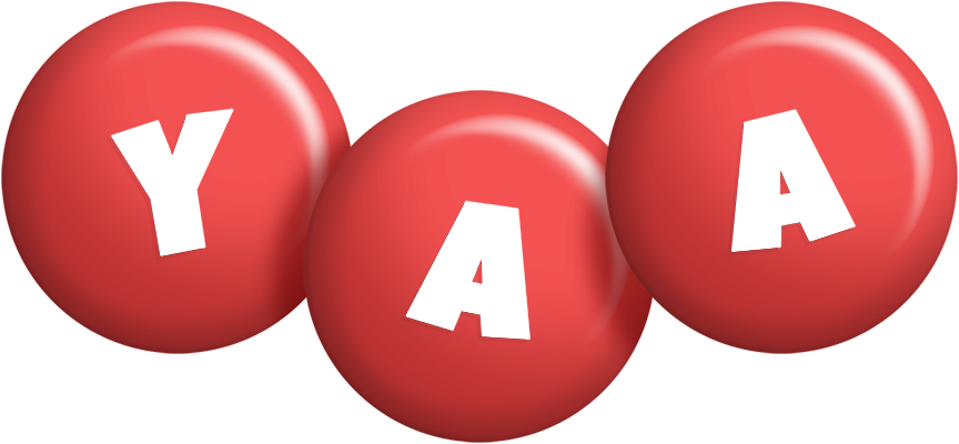 Yaa candy-red logo