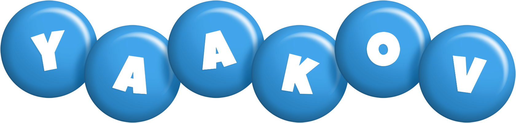 Yaakov candy-blue logo