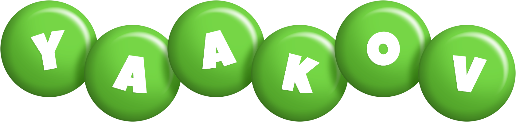 Yaakov candy-green logo