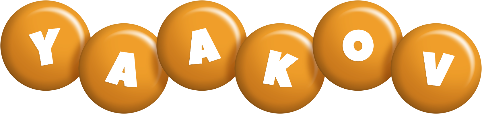 Yaakov candy-orange logo