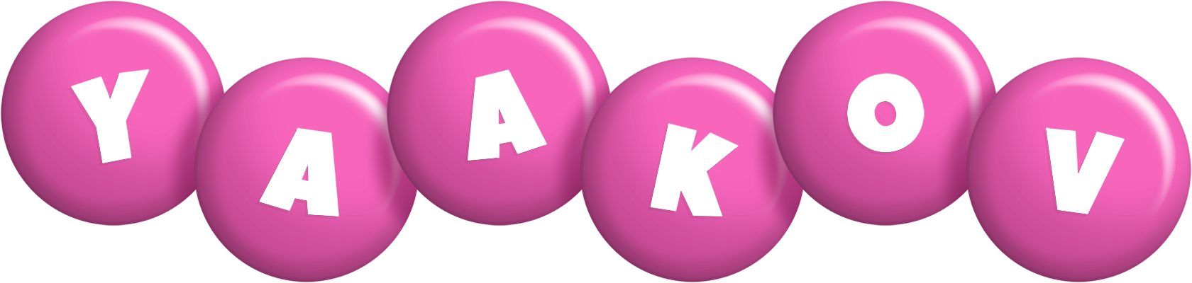 Yaakov candy-pink logo