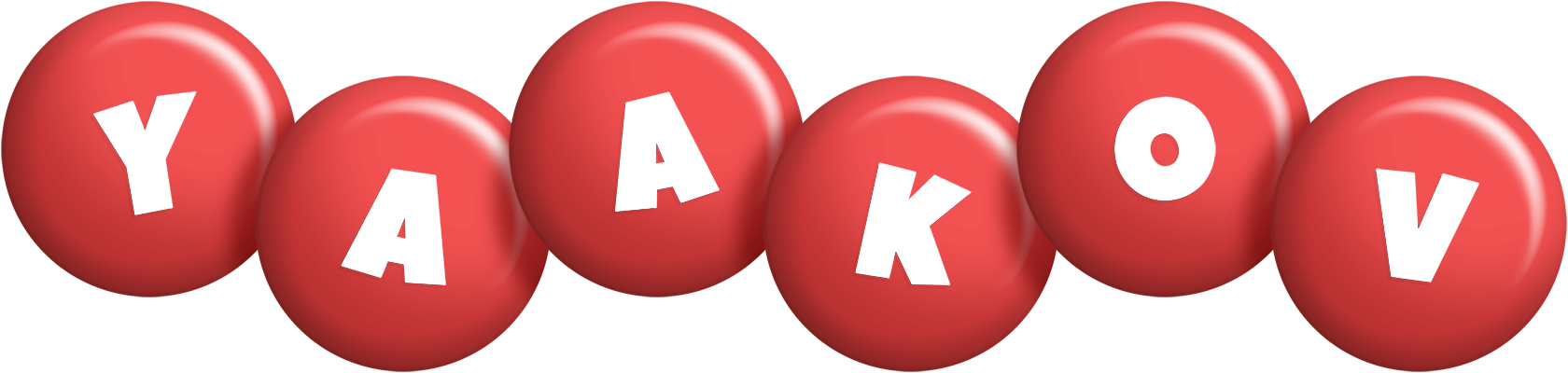 Yaakov candy-red logo