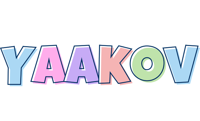 Yaakov pastel logo