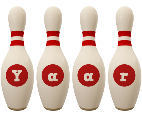 Yaar bowling-pin logo