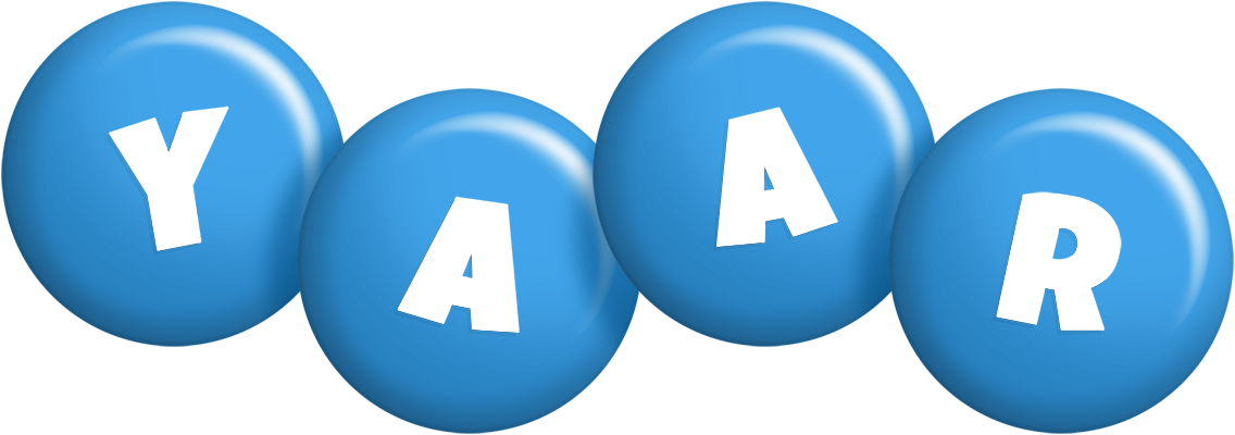 Yaar candy-blue logo