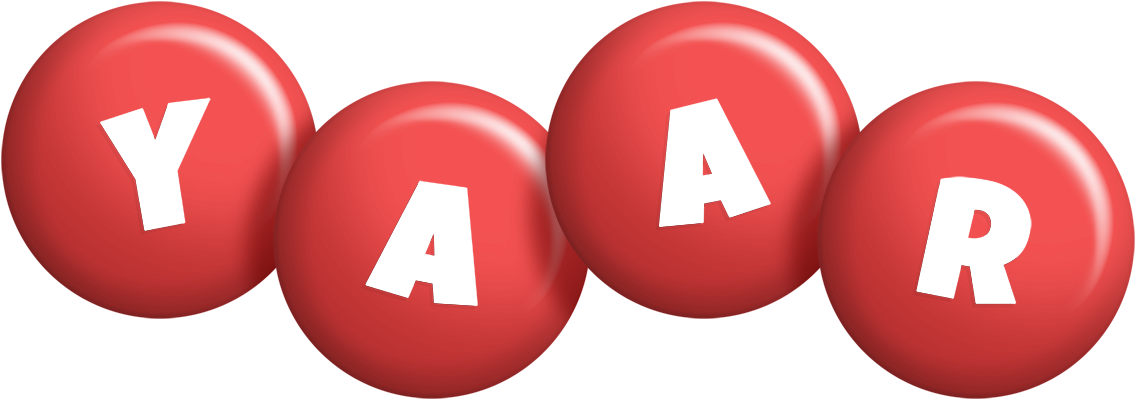 Yaar candy-red logo