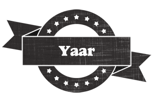 Yaar grunge logo