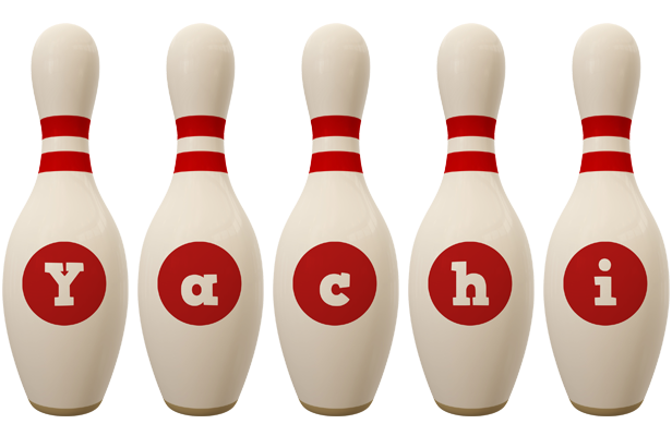 Yachi bowling-pin logo