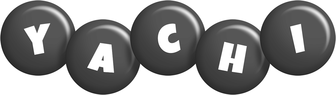 Yachi candy-black logo