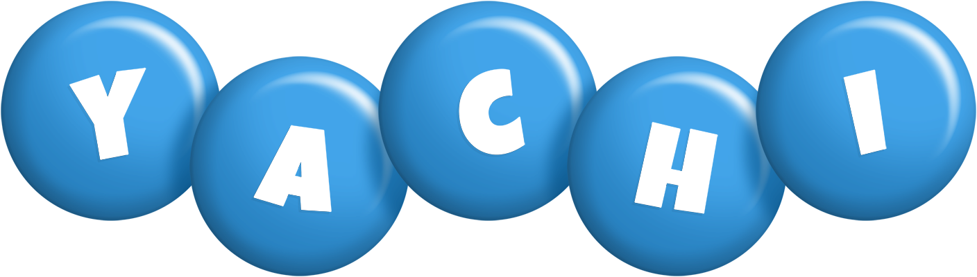 Yachi candy-blue logo