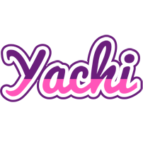 Yachi cheerful logo