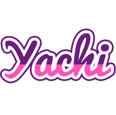 Yachi cheerful logo