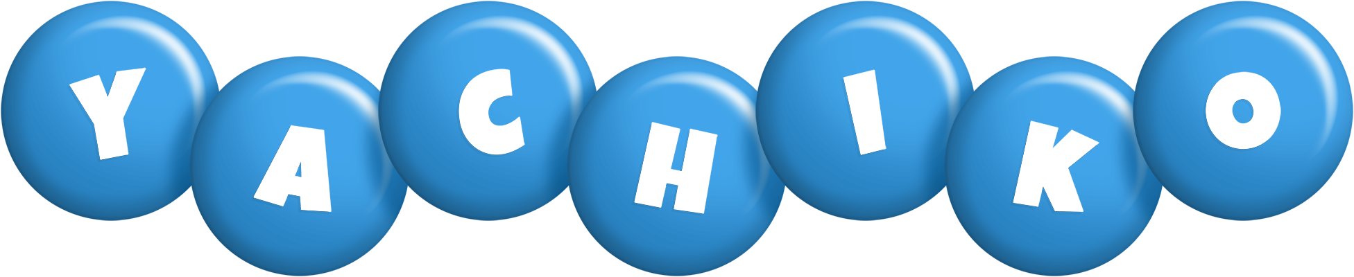Yachiko candy-blue logo