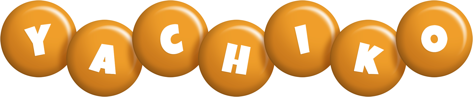 Yachiko candy-orange logo