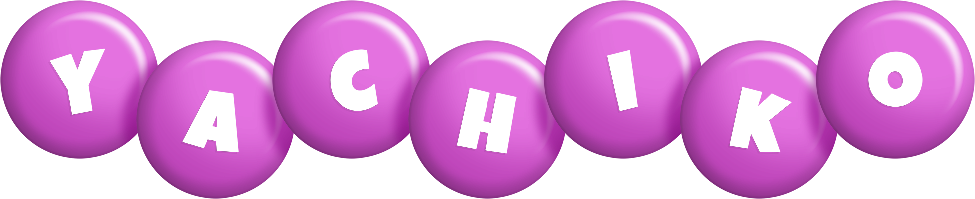 Yachiko candy-purple logo