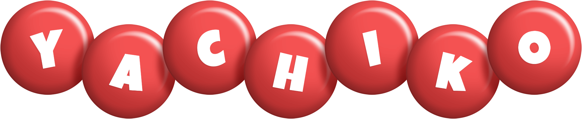 Yachiko candy-red logo