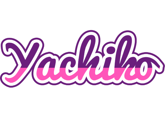 Yachiko cheerful logo
